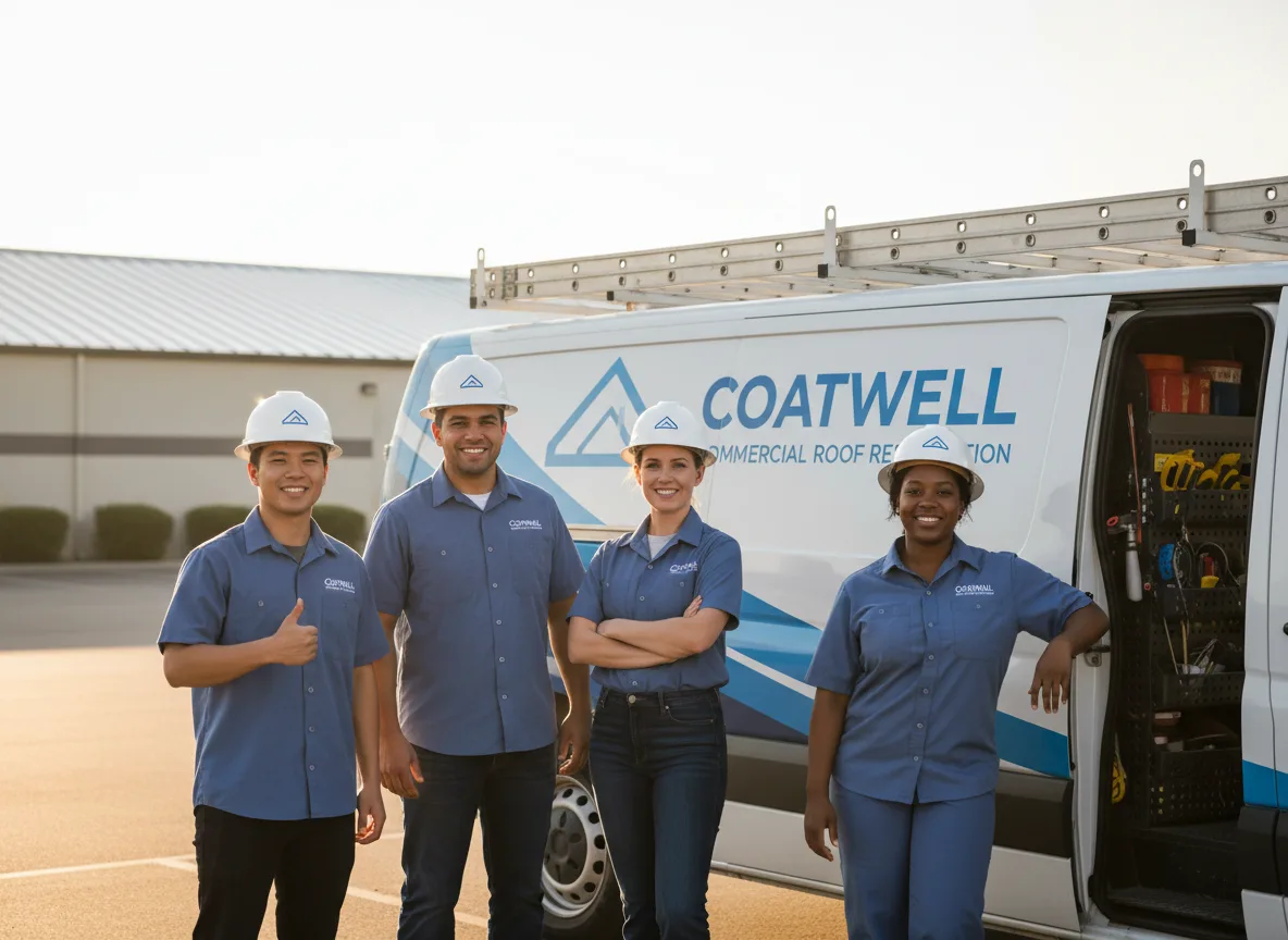 Commercial roof coating company in Hope, RI